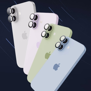 Benks grūdintas stiklas DR Sapphire Lens Protector kamerai iPhone 17 Air (1 lęšis) auksinis