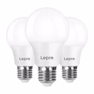 LEPRO 100089-WW-EU-3 LED lemputė, E27, A60, 8.5W (60W), 806 lm, 2700K (šiltai balta šviesa), 180°, 3 vnt. pakuotė