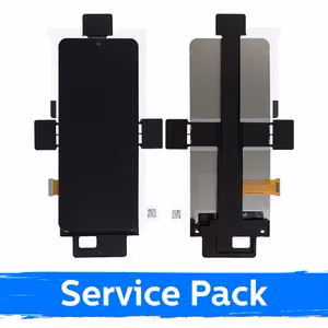 LCD ekranas, suderinamas su Samsung F741 Z Flip6 (vidinis), juodas (Service Pack) (NF versija)