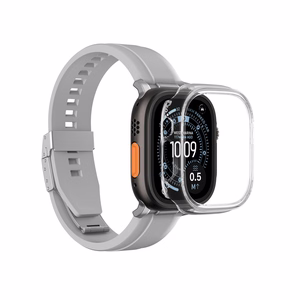 AmazingThing Minimal apsauginis dėklas Apple Watch UItra 3 49mm - Skaidrus