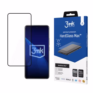 Sustiprintas pilnai dengiantis grūdintas stiklas 3mk HardGlass Max Black, skirtas Xiaomi Redmi Note 14 Pro 4G / 5G / Pro+