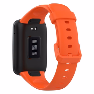 SILIKONINIS DIRŽELIS MI BAND 7 PRO/ M7 PRO (12). ORANŽINIS