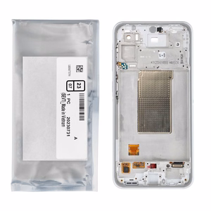 ServicePack LCD ekranas SAMSUNG A36 5G A366B baltas GH82-36841B