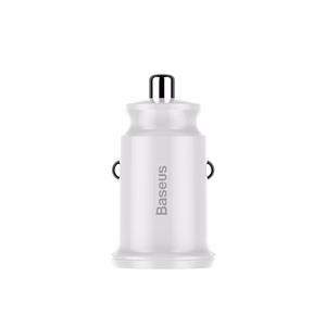 Автомобильное зарядное устройство Baseus Grain 2x USB 3,1A белое