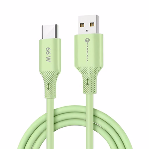 Кабель USB A to USB C Forcell F-Energy QC4.0 3A 66W Silicone 1 m C342 зелёный