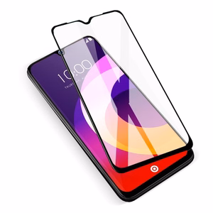 5D Full Glue керамическое стекло - для Samsung Galaxy S21 Plus чёрный