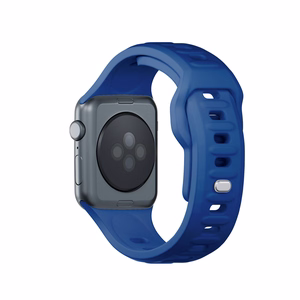 38/40/41/42 mm Blue (small) - 3mk Silicone Watch Strap for Apple