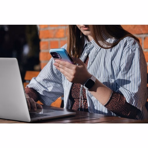 FORCELL F-PROTECT Mirage, militarinio kritimo testuotas dėklas telefonui, MagSafe suderinamas IPHONE 15 PRO rožinis mėlynas