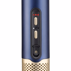 BaByliss AS6550E – 1500 W joninis karšto oro plaukų formavimo šepetys, 3 temperatūros lygiai, mėlynas / aukso spalvos