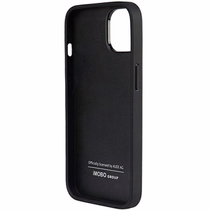 Audi tikros odos kietasis dėklas telefonui iPhone 14 6.1 – juodas