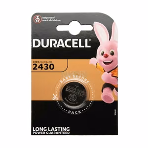 Duracell DL2430 – ličio CR2430 baterijos, 1 vnt.