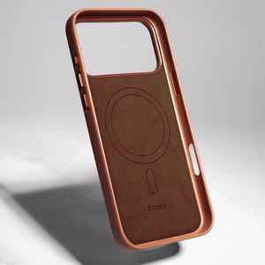 Etteri Elegant Mag dėklas for iPhone 14 6,1" rudas