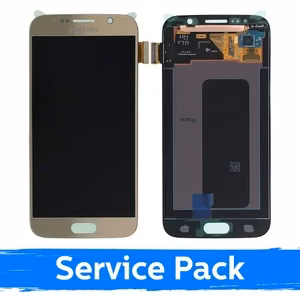 LCD Display Compatible With Samsung G920 S6 Gold (Service Pack)