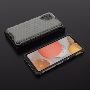 Honeycomb dėklas šarvuotas su TPU buferiu Samsung Galaxy A42 5G juodas