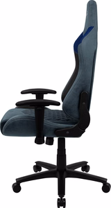 Aerocool DUKE AeroSuede Universali kompiuterinių žaidimų kėdė Juoda, Mėlyna