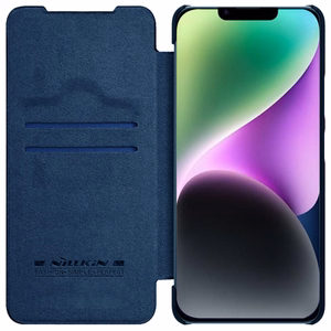 Чехол Nillkin Qin Pro Leather Apple iPhone 14 Plus синий