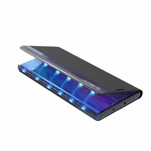 Naujas Sleep Case dėklas su flapo funkcija ir stovu Poco M4 Pro 5G juodas