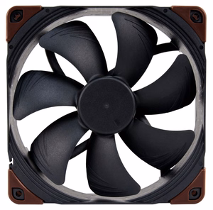 Noctua NF-A14 INDUSTRIALPPC-2000 PWM kompiuterio korpuso ventiliatorius 14 cm juodas, rudas 1 vnt.