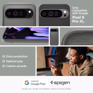 Чехол Spigen Rugged Armor для Google Pixel 9 Pro XL - серый
