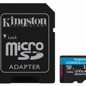 Kingston Technology Canvas Go! Plus 128 GB MicroSD UHS-I Klasės 10