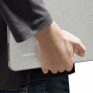 Серый чехол Spigen Urban Fit для MacBook Neo 13 дюймов 2026 года