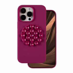 Silikoninis Stick dėklas for iPhone 16 Pro 6,3" kaštoninė
