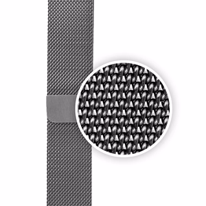Ремешок Crong Milano Steel из нержавеющей стали для Apple Watch 44 / 45 / 46 / 49 mm, серебристый