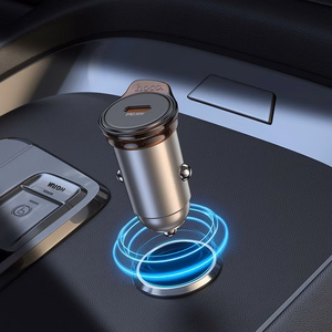 Įkroviklis automobilinis Hoco NZ16 30W (1xUSB-C) juodas