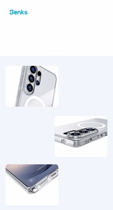 Benks Magnetic Crystal чехол (A050) для Samsung Galaxy S26 Ultra прозрачный