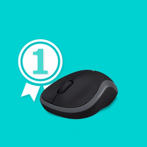 Logitech M185 2,4 GHz belaidė pelė, 1000 dpi, pilka