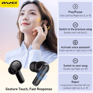 Wireless headphones Awei T71 black
