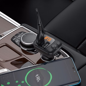 Borofone BC41 Bluetooth MP3 grotuvas / FM moduliatorius (hands free, microSD, QC3.0 USB-A, USB-A 5V/1A)
