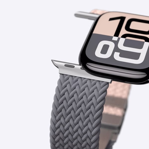 AmazingThing Blend dirželis Apple Watch 42mm 2-rinkinys - Rožinė-Pilka/Rožinė