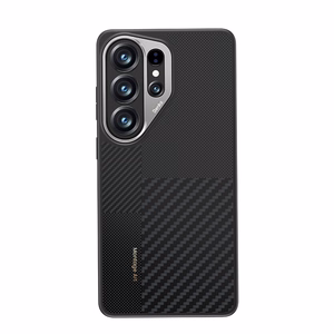 Benks Montage Magnetic Armor Pro Kevlar чехол с металлической рамкой 600D+1500D L050 для Samsung Galaxy S26 Ultra черный
