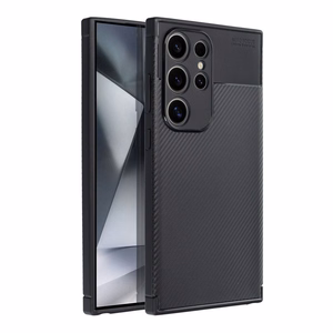 Dėklas telefonui CARBON PREMIUM SAMSUNG S24 Ultra juodas
