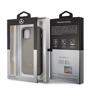 Mercedes Urban Line чехол для iPhone 12 mini - коричневый