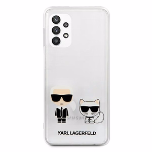 Karl Lagerfeld KLHCA32CKTR A326 A32 5G hardcase Transparent Karl & Choupette
