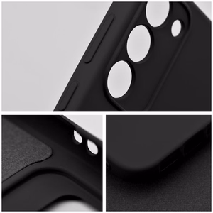 Juodas silikoninis dėklas, skirtas „OPPO Reno16 F 5G“ ir „Reno16 FS 5G“