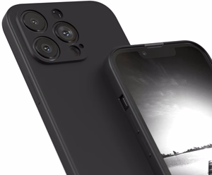 Чехол жидкий силикон 1,5мм Xiaomi Poco F7 Ultra чёрный
