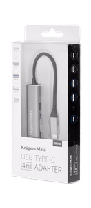 USB-C hub adapter to HDMI/USB 3.0/USB 2.0/USB-C port