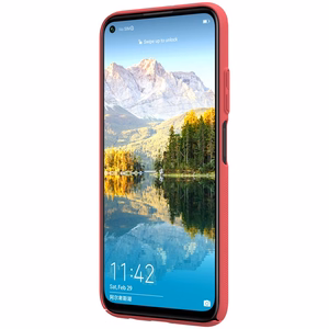 Чехол Nillkin Super Frosted Shield для Huawei P40 Lite / Nova 7i / Nova 6 SE, ярко-красный