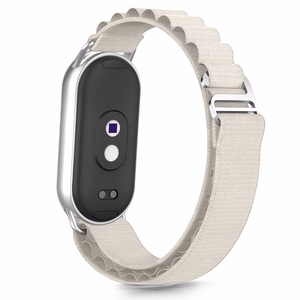 Tech-Protect Nylon Pro Strap for Xiaomi Smart Band 8 / 9 / 10 / NFC - Beige