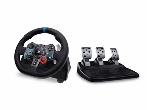 Logitech G G29 vairas + pedalai PlayStation 3, PlayStation 4 analoginis USB 2.0 juodas