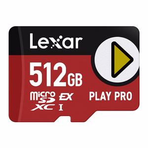 Карта памяти Lexar PLAY Pro microSD Express 7.1 объемом 512 ГБ