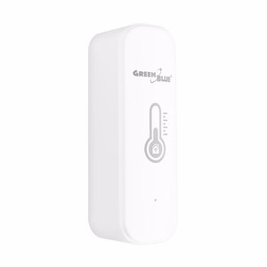 GreenBlue WiFi Temperature and Humidity Sensor, Android/iOS/Alexa/Google Home, 3.0V DC, LR03x2, GB737