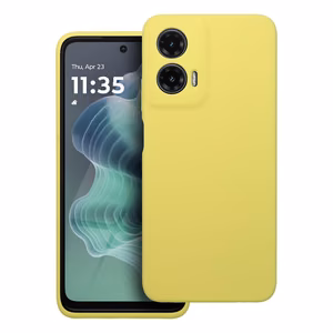 Silikoninis dėklas 2mm MOTOROLA G35 5G citrininė