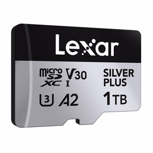 „Lexar High-Performance Silver Plus“ microSDXC atminties kortelė, 1 TB + adapteris