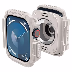 Spigen Rugged Armor ремешок для Apple Watch 10 46mm - бежевый