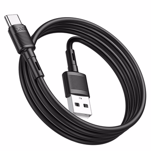 Cable USB A to USB C Hoco 3A 1 m X83 black