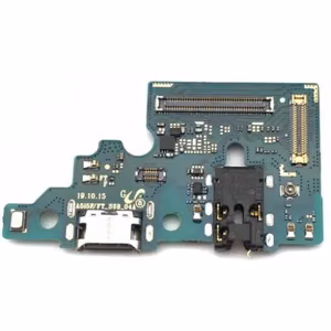 Разъём зарядки для Samsung A515 A51 2020 с шлейфом серебристый OEM
